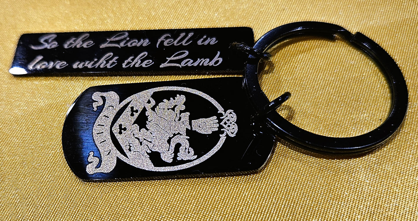 Dog-Tag Keychain